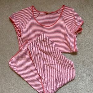 Lake pajamas short sleeve crop set